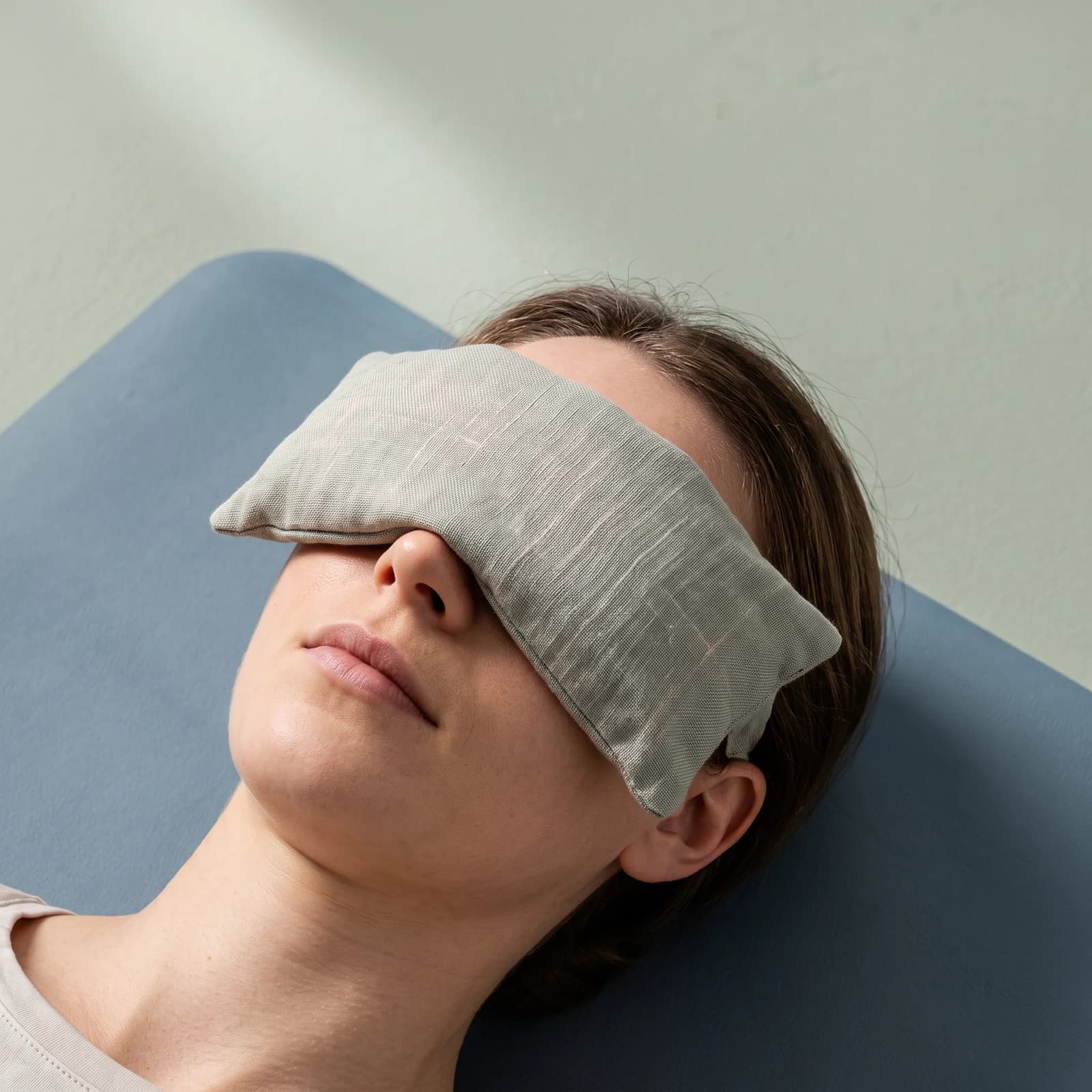 Lavender Wheat Eye Pillow, Rest & Recovery by Soielle, alternate view