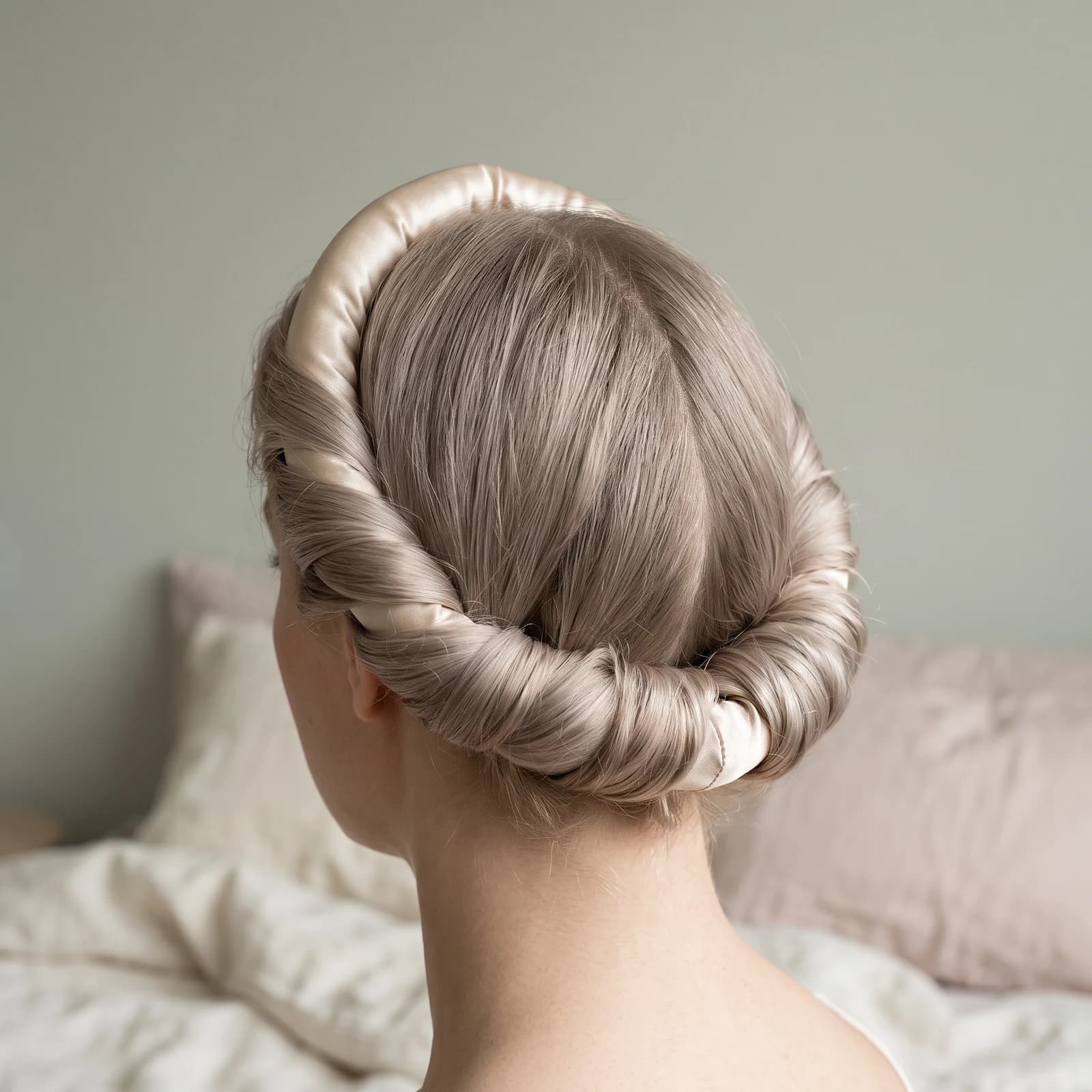 Satin Heatless Curling Kit, Silk Sleep by Soielle, alternate view
